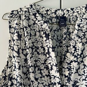 GAP Floral romper midi dress - size S